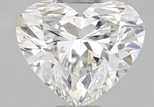 0.57 carat F-VS2 Natūralus Heart Deimantas (1)