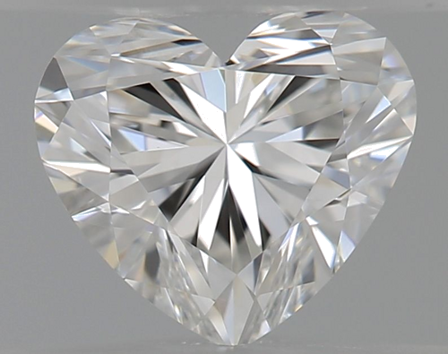 0.46 carat G-VVS2 Natūralus Heart Deimantas (1)