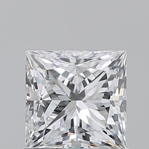 1.01 carat E-SI1 Natūralus Princess Deimantas (1)