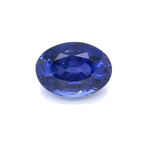 0.97 carat BLUE BRILLIANTSTEP cut Oval Safyras (1)