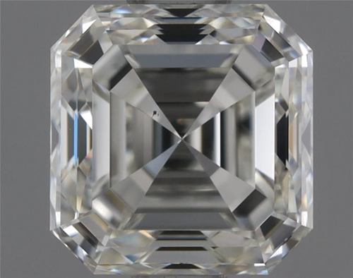 0.9 carat I-VS2 Natūralus Asscher Deimantas (1)