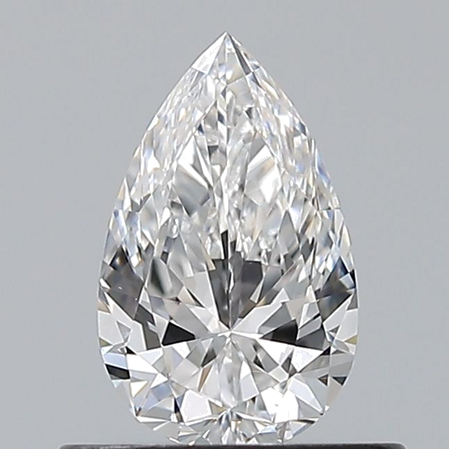 0.5 carat E-VS1 Natūralus Pear Deimantas (1)