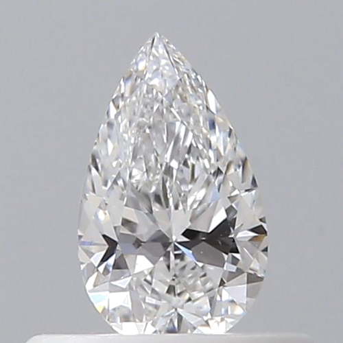 0.3 carat D-VS1 Natūralus Pear Deimantas (1)