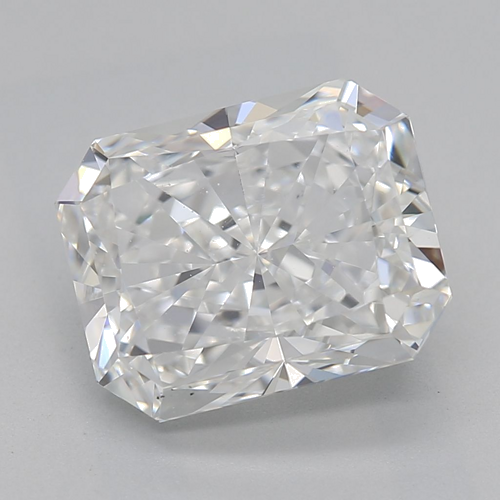 2.51 carat F-VS2 Natūralus Radiant Deimantas (1)