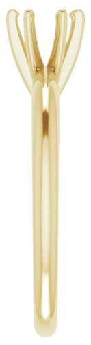 Sužadėtuvių Žiedas „Solitaire“ 14k yellow gold Round 5mm x 5.3mm (4)