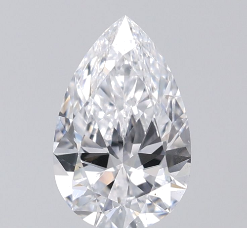 0.7 carat D-SI1 Natūralus Pear Deimantas (1)