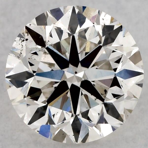 0.48 carat I-SI1 Very Good cut Natūralus Round Deimantas (1)