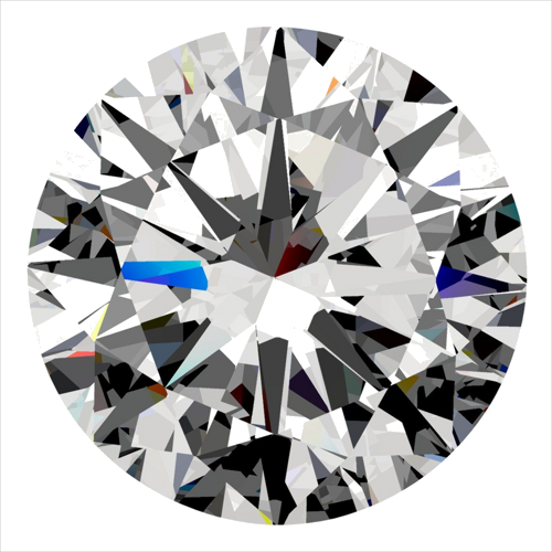 0.3 carat G-VVS2 Very Good cut Natūralus Round Deimantas (1)