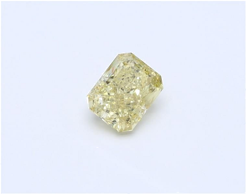 0.59 carat Fancy Yellow-VS2 Natūralus Radiant Deimantas (1)