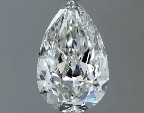 0.81 carat I-SI1 Natūralus Pear Deimantas (1)