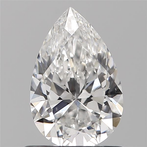0.75 carat E-VS2 Natūralus Pear Deimantas (1)