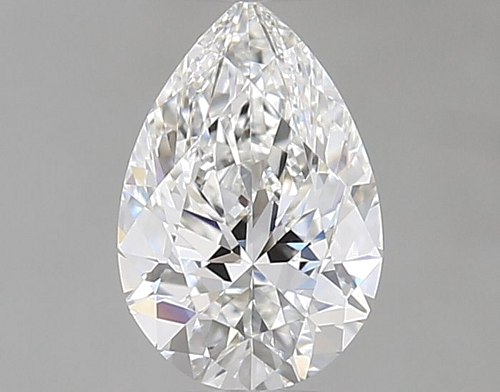 0.46 carat F-IF Natūralus Pear Deimantas (1)