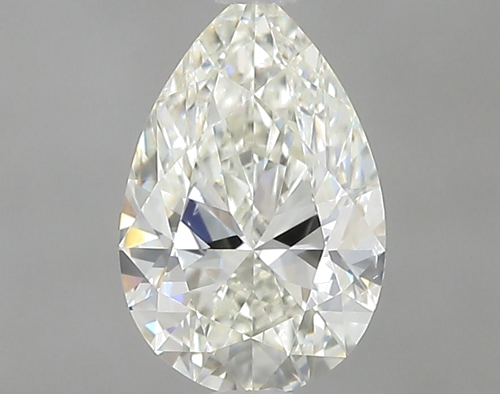 0.6 carat K-SI1 Natūralus Pear Deimantas (1)
