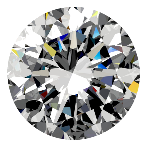 0.3 carat H-VS1 GD cut Natūralus Round Deimantas (1)
