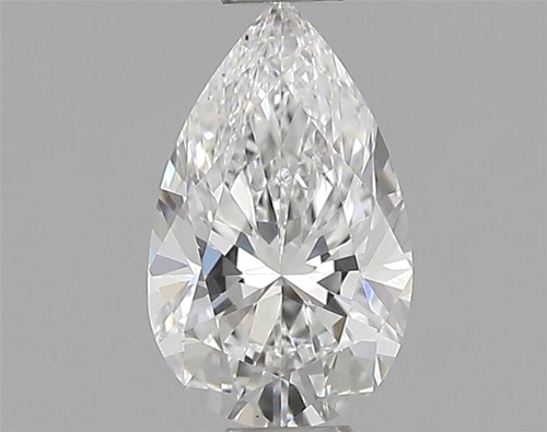 0.46 carat E-VVS1 Natūralus Pear Deimantas (1)