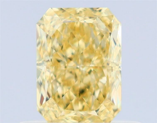 0.55 carat Fancy Yellow-VVS2 Natūralus Radiant Deimantas (1)