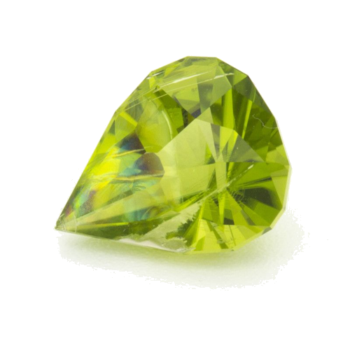 5.86 carat GREEN Pear Peridot (1)