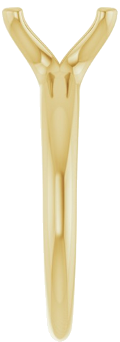 Sužadėtuvių Žiedas „Solitaire“ 14k yellow gold Square 7.5mm (4)