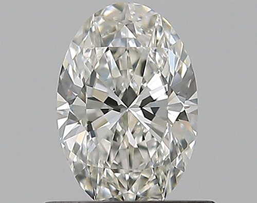 0.53 carat H-VVS2 Natūralus Oval Deimantas (1)