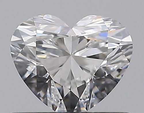 0.5 carat E-VVS2 Natūralus Heart Deimantas (1)
