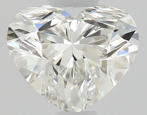 0.5 carat H-VVS1 Natūralus Heart Deimantas (1)