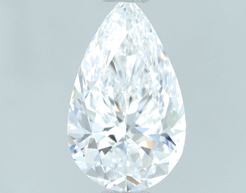 0.7 carat D-VS2 Natūralus Pear Deimantas (1)