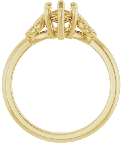 Sužadėtuvių Žiedas „Solitaire“ 14k yellow gold Marquise 10mm x 5mm (2)
