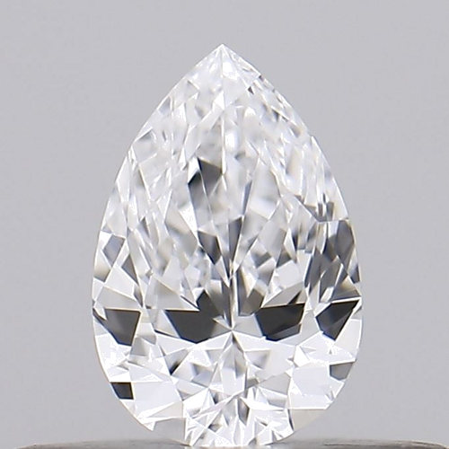 0.21 carat D-VVS2 Natūralus Pear Deimantas (1)