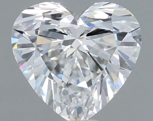 0.61 carat E-VS2 Natūralus Heart Deimantas (1)