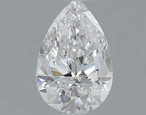 0.5 carat D-VVS2 Natūralus Pear Deimantas (1)