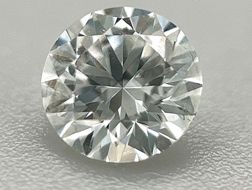 0.53 carat G-SI1 Excellent cut Natūralus Round Deimantas (1)