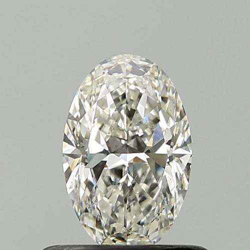 0.5 carat I-SI2 Natūralus Oval Deimantas (1)