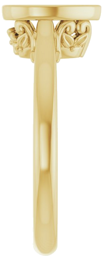 Sužadėtuvių Žiedas „Bezel-Set“ 14k yellow gold Pear 8mm x 5mm (4)