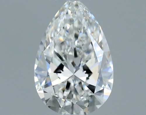 0.3 carat F-VVS2 Natūralus Pear Deimantas (1)