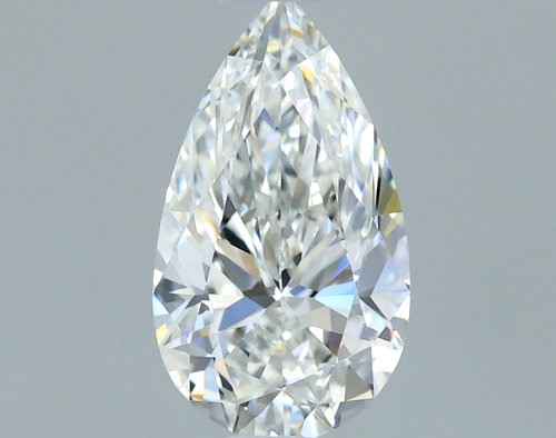 0.5 carat G-VVS1 Natūralus Pear Deimantas (1)