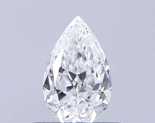 0.52 carat D-VS2 Natūralus Pear Deimantas (1)
