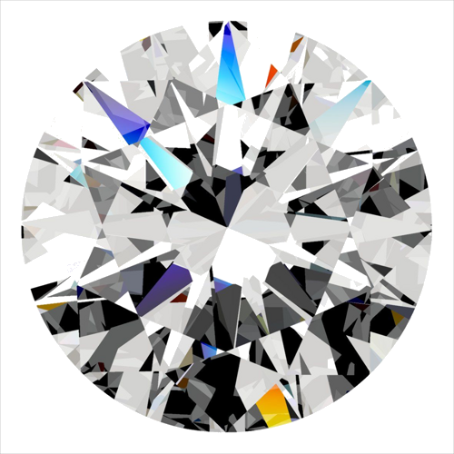 0.3 carat E-VS1 Excellent cut Natūralus Round Deimantas (1)