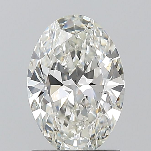 1.01 carat H-SI1 Natūralus Oval Deimantas (1)
