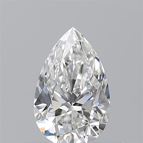 0.54 carat F-IF Natūralus Pear Deimantas (1)