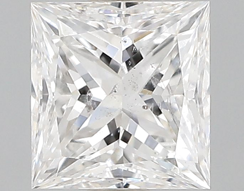 0.61 carat E-SI2 Natūralus Princess Deimantas (1)