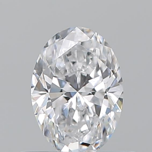 0.5 carat D-VVS2 Natūralus Oval Deimantas (1)