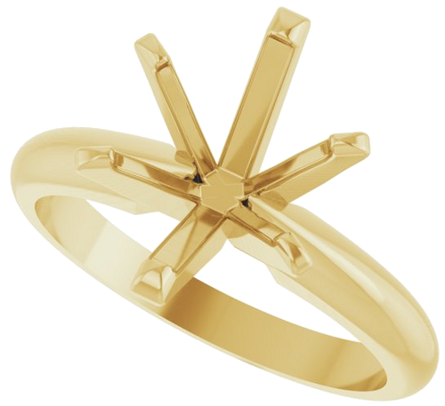 Sužadėtuvių Žiedas „Solitaire“ 14k yellow gold Oval 10mm x 8mm (5)