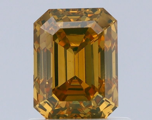 1.07 carat Fancy Deep Brownish Orangey Yellow-VS1 Natūralus Emerald Deimantas (1)