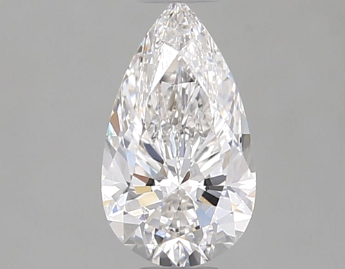 0.54 carat G-IF Natūralus Pear Deimantas (1)
