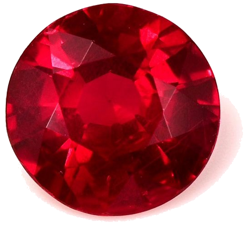 0.6 carat RED Round Rubinas (1)