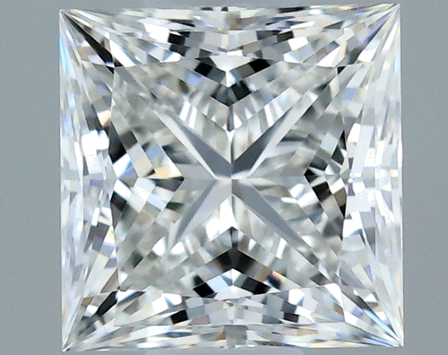 0.43 carat F-IF Natūralus Princess Deimantas (1)