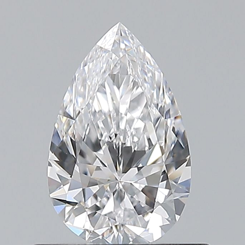 0.6 carat D-VS2 Natūralus Pear Deimantas (1)