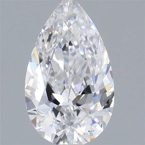 0.5 carat D-VS2 Natūralus Pear Deimantas (1)