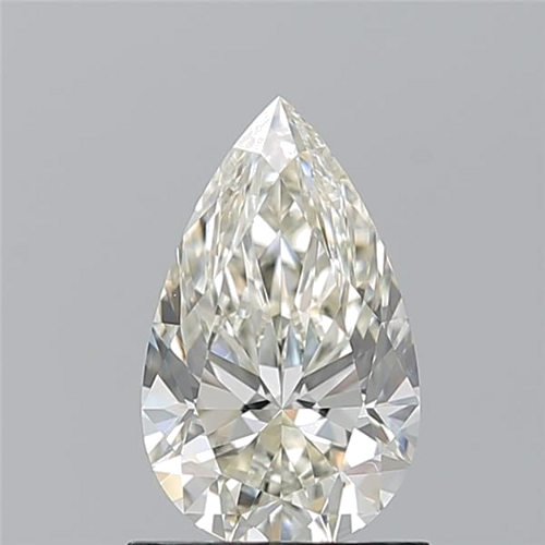 1.01 carat K-VS2 Natūralus Pear Deimantas (1)