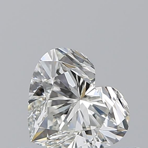 0.51 carat I-VS2 Natūralus Heart Deimantas (1)